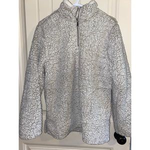 Patagonia style quarter zip sweater